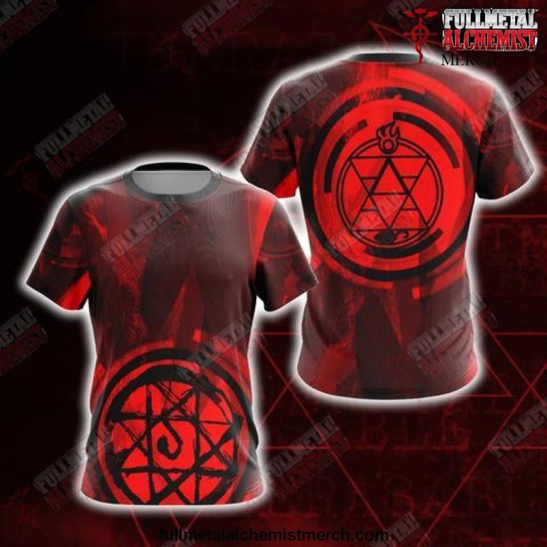 2024 Fullmetal Alchemist 3D T-shirt - Fullmetal Alchemist Merch