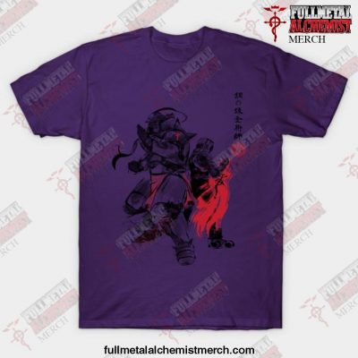 Brotherhood Sumi-E T-Shirt Purple / S
