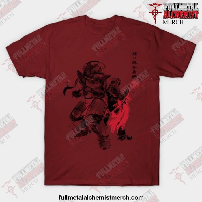 Brotherhood Sumi-E T-Shirt Red / S
