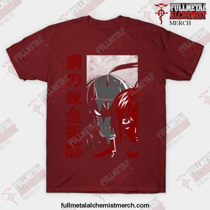 Brothers Fullmetal Alchemis 2021 T-Shirt Red / S
