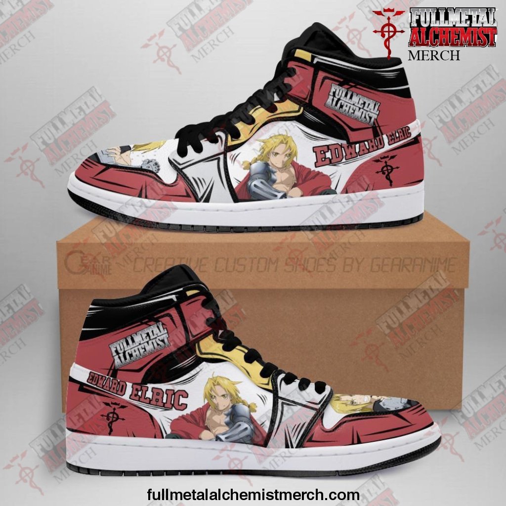 Telacos Fullmetal Alchemist Logo Cosplay Shoes Canvas Shoes Sneakers 