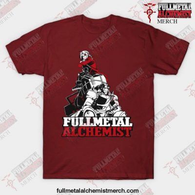 Fullmetal Alchemis Brotherhood Unisex T-Shirt Red / S