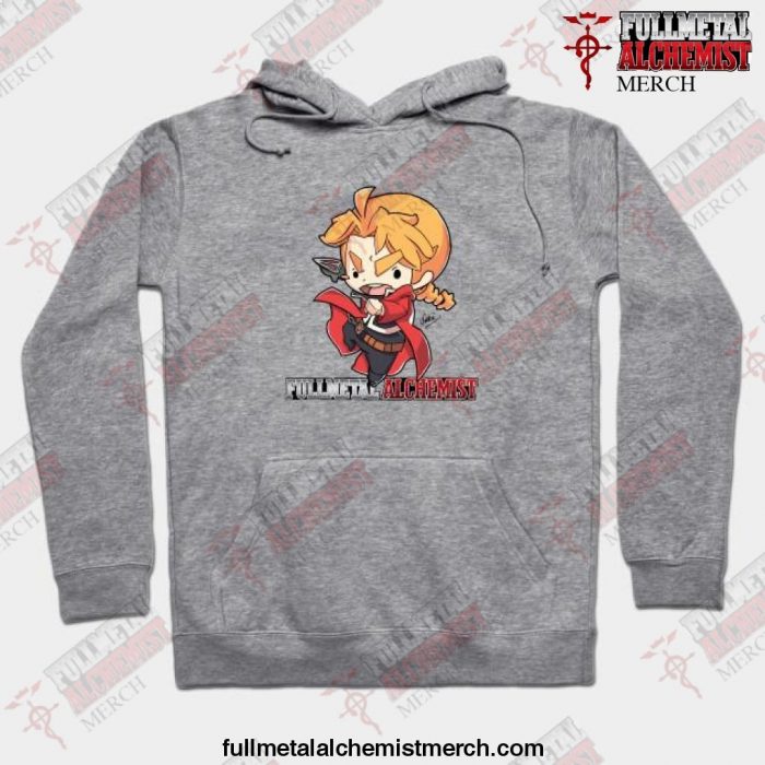 Fullmetal Alchemist Edward Elric Hoodie Gray / S