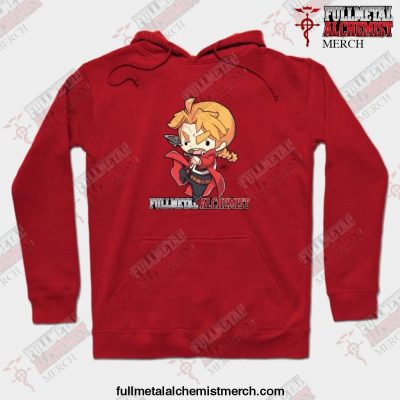 Fullmetal Alchemist Edward Elric Hoodie Red / S