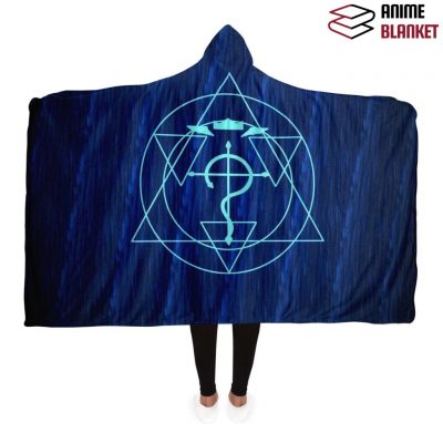 Fullmetal Alchemist Hooded Blanket #04 Adult / Premium Sherpa - Aop