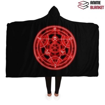 Fullmetal Alchemist Hooded Blanket #07 Adult / Premium Sherpa - Aop