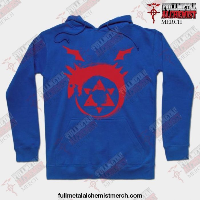 Fullmetal Alchemist I Am Homunculus Hoodie Blue / S