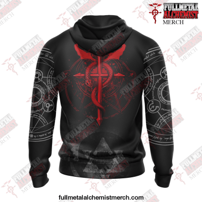 Fullmetal Alchemist Symbols 3D Hoodie T-Shirt