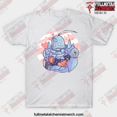 Fullmetal Alphonse And Kittens T-Shirt White / M