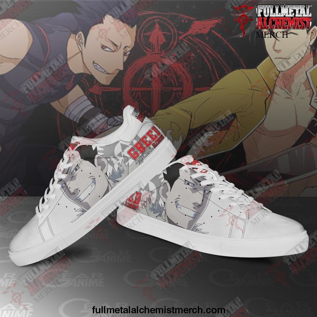 Greed Ling Skate Shoes Fullmetal Alchemist Custom Anime Shoes PN10 -  Fullmetal Alchemist Merch