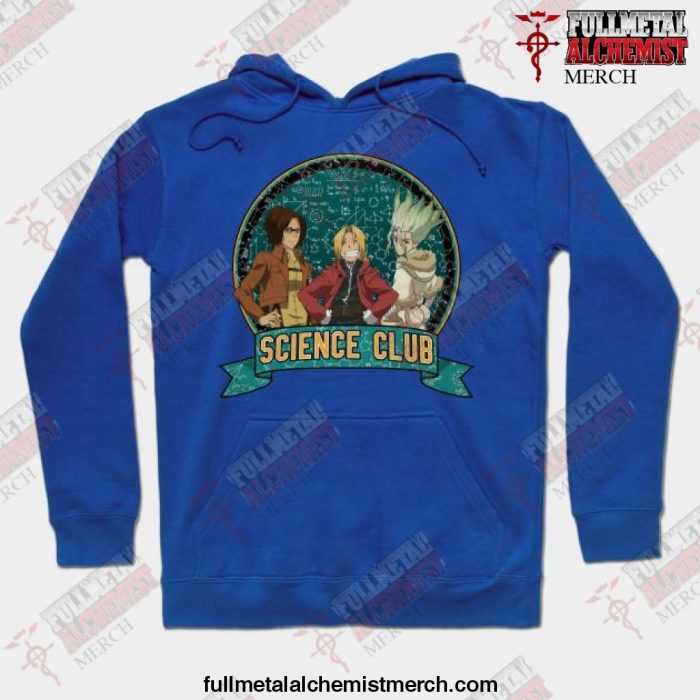 Science Club Fullmetal Alchemist Hoodie Blue / S