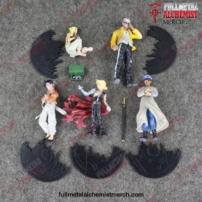 5Pcs/lot Fullmetal Alchemist Figure Toys