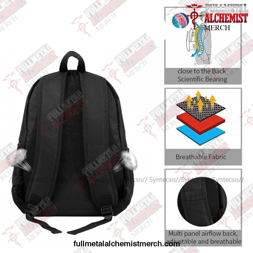 Fullmetal Alchemist Symbol Blood Rune Iron On Patch – Backpack