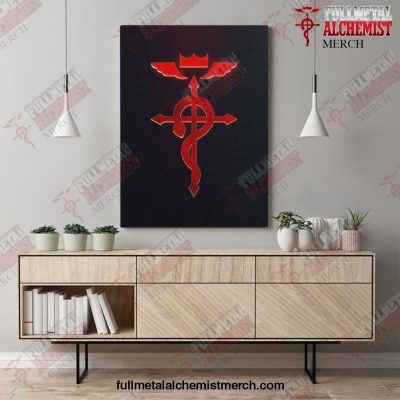 Fullmetal Alchemist Cross Canvas Wall Art