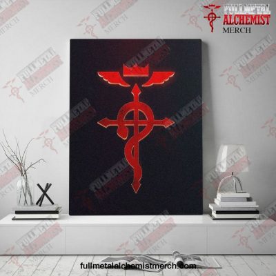 Fullmetal Alchemist Cross Canvas Wall Art