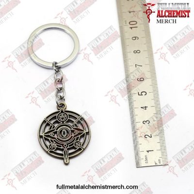 Fullmetal Alchemist Keychain Homunculus Circle Key Ring Cross - Fullmetal  Alchemist Merch