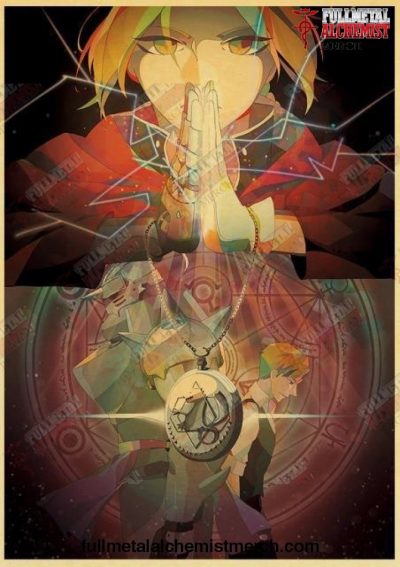 Fullmetal Alchemist Kraft Paper Poster T021
