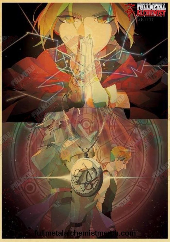 Fullmetal Alchemist Kraft Paper Poster T021