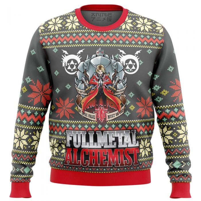35618 men sweatshirt front 18 - Fullmetal Alchemist Merch