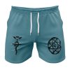 Gym Short front 10 - Fullmetal Alchemist Merch