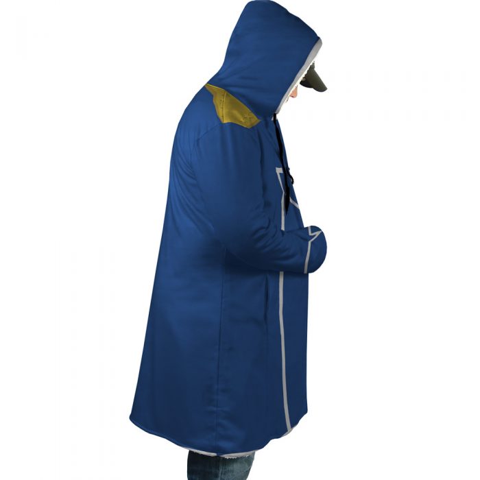 King Bradley FMA AOP Hooded Cloak Coat RIGHT Mockup - Fullmetal Alchemist Merch