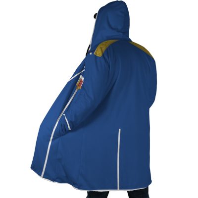 King Bradley FMA AOP Hooded Cloak Coat SIDE Mockup - Fullmetal Alchemist Merch