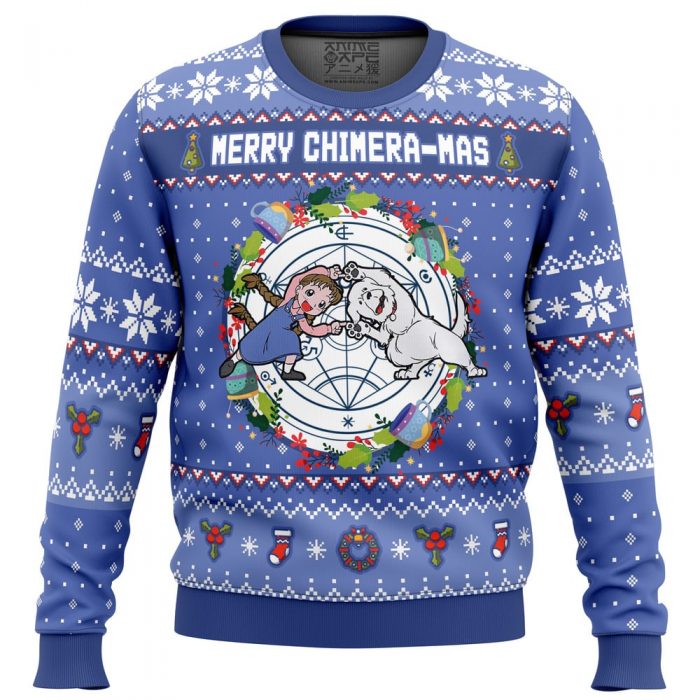 Merry Chimera mas Fullmetal Alchemist men sweatshirt FRONT mockup - Fullmetal Alchemist Merch