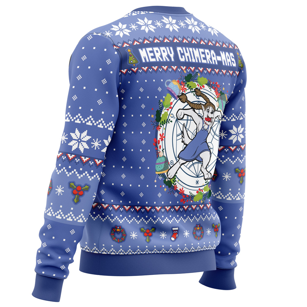 Merry Chimera-mas Fullmetal Alchemist Christmas Sweater - Fullmetal ...