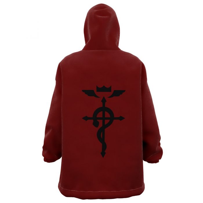 Oodie Oversized Blanket Hoodie back 22 - Fullmetal Alchemist Merch
