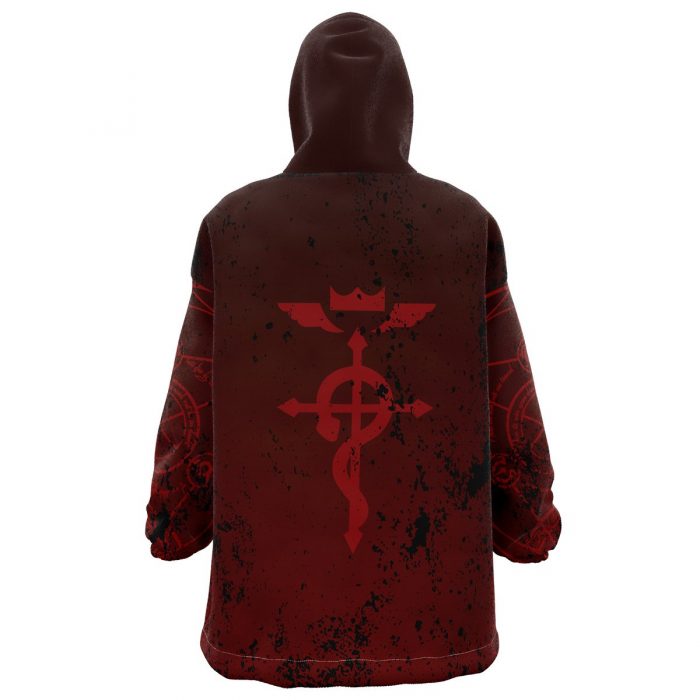 Oodie Oversized Blanket Hoodie back 5 - Fullmetal Alchemist Merch