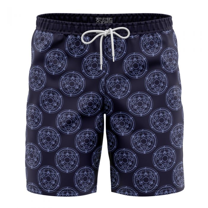 Transmutation Circle Full Metal Alchemist Board Shorts Swim Trunks ...