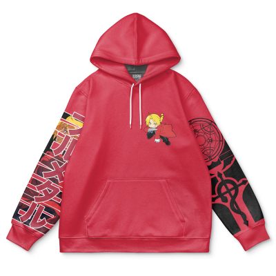 ed Flat Hoodie front - Fullmetal Alchemist Merch