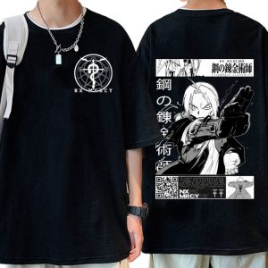 Japan Anime Fullmetal Alchemist Double sided Print T Shirt Edward Elric Manga T Shirt Men s 700x700 1 - Fullmetal Alchemist Merch