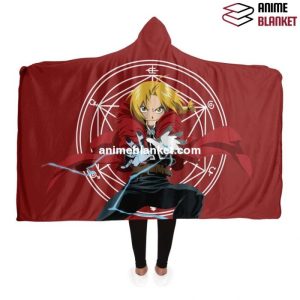 Fullmetal Alchemist Hooded Blanket 02 - Fullmetal Alchemist Merch