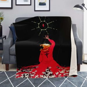 Fullmetal Alchemist Microfleece Blanket - Fullmetal Alchemist Merch