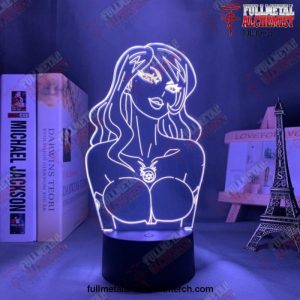 Fullmetal Alchemist Olivier Mira Armstrong 3D Lamp - Fullmetal Alchemist Merch