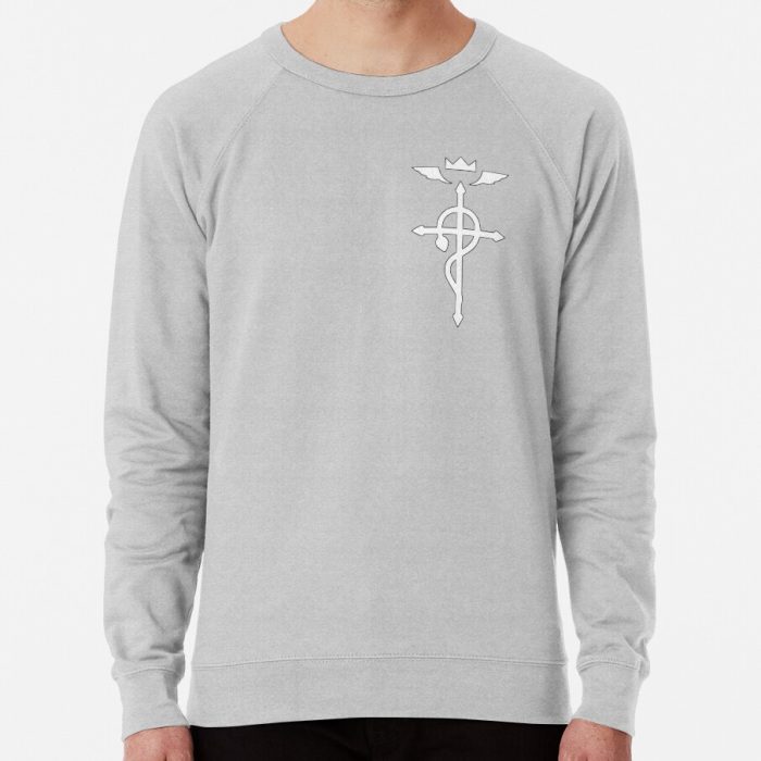 ssrcolightweight sweatshirtmensheather greyfrontsquare productx1000 bgf8f8f8 2 - Fullmetal Alchemist Merch