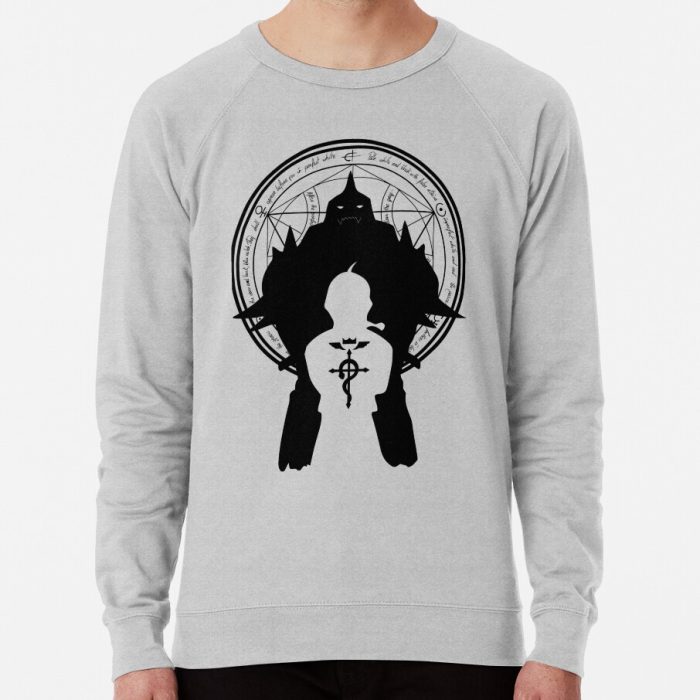 ssrcolightweight sweatshirtmensheather greyfrontsquare productx1000 bgf8f8f8 6 - Fullmetal Alchemist Merch