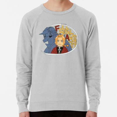 ssrcolightweight sweatshirtmensheather greyfrontsquare productx1000 bgf8f8f8 8 - Fullmetal Alchemist Merch